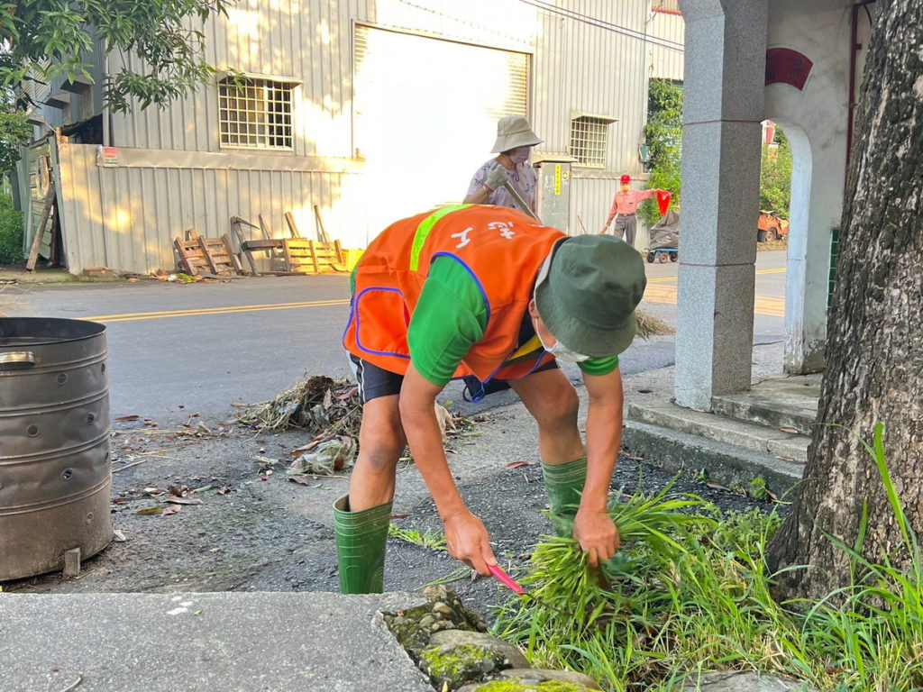 整潔的道路更是該里用心維護的成果