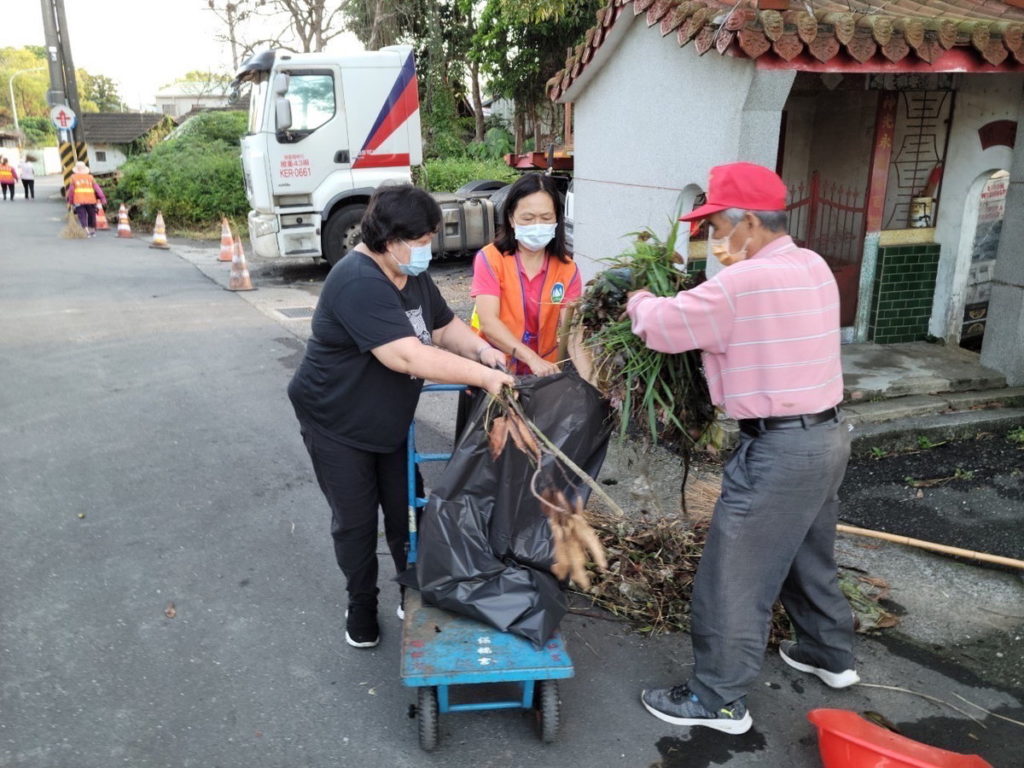 整潔的道路更是該里用心維護的成果