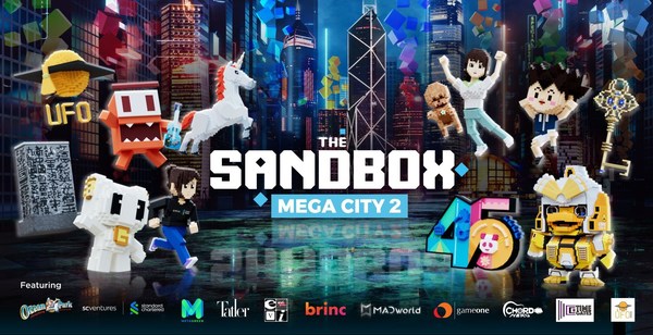 The Sandbox 與多個香港合作夥伴建立 Mega City 2