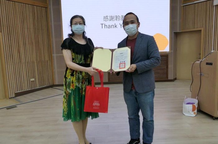 地瓜產業變食尚 瓜瓜園總經理邱裕翔蒞臨南大演講