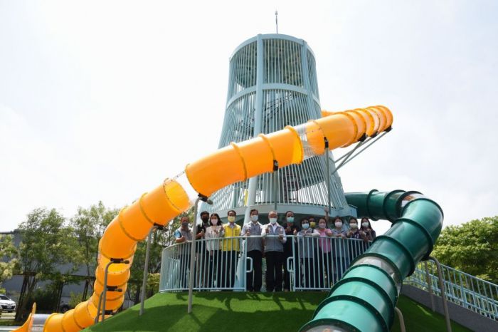 「海丘雙遊」親子公園月底開放 徐耀昌歡迎鄉親多利用並愛惜設施