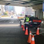 ▲因應臺鐵51勞動節停駛，台中交警大隊規劃於高鐵站區、客運轉運站與臺中車站周邊實施交通疏導 (圖/台中市警察局 提供)