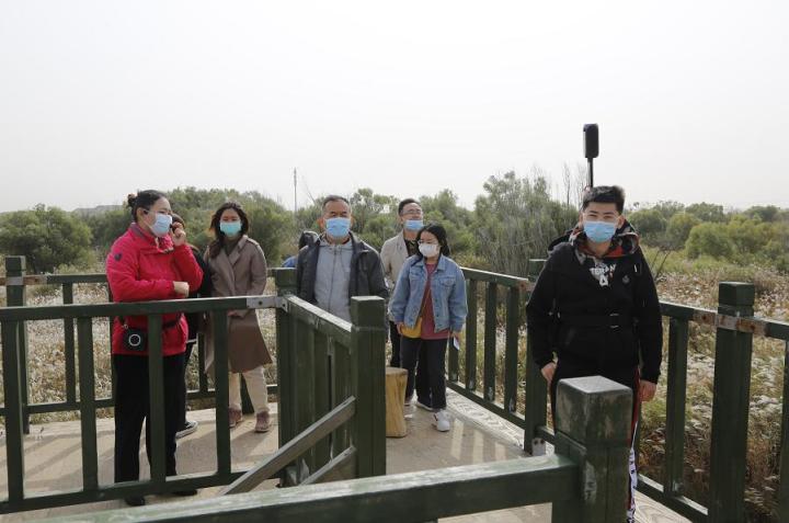【有片】台港澳媒體5G+VR線上線下 共探黃河口生態旅遊區 21 記者探秘黃河口生態旅遊區2