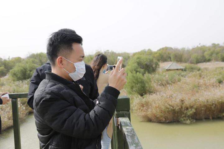【有片】台港澳媒體5G+VR線上線下 共探黃河口生態旅遊區 22 記者探秘黃河口生態旅遊區3