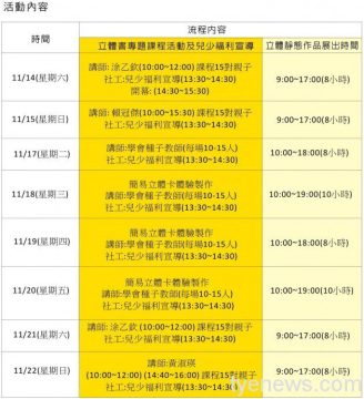 桃園公民會館11/14起立體書聯展宣導兒少福利 32 S 41934897