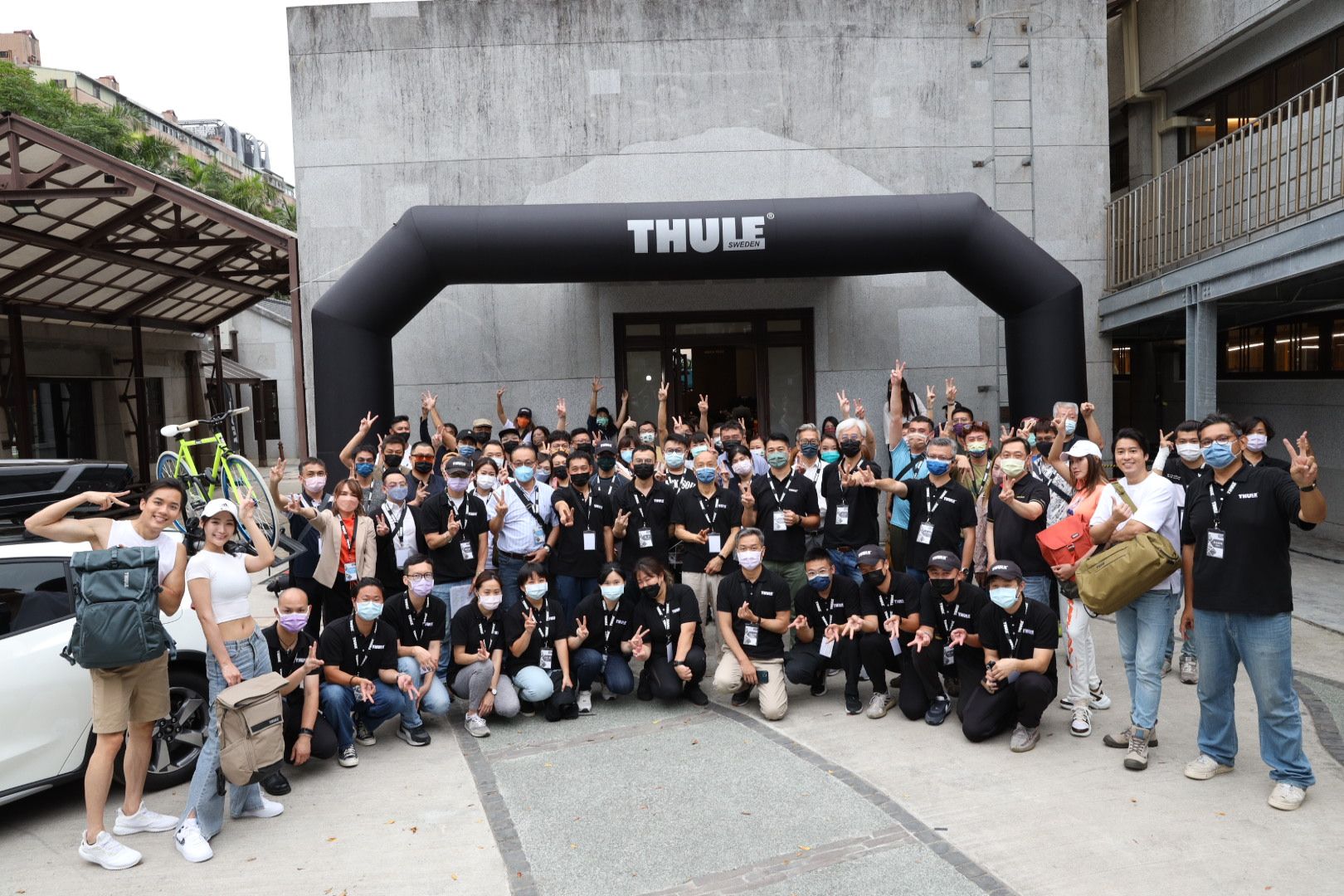 ▲THULE都樂新品發表暨品牌日大合照。(圖/忠欣公司提供)