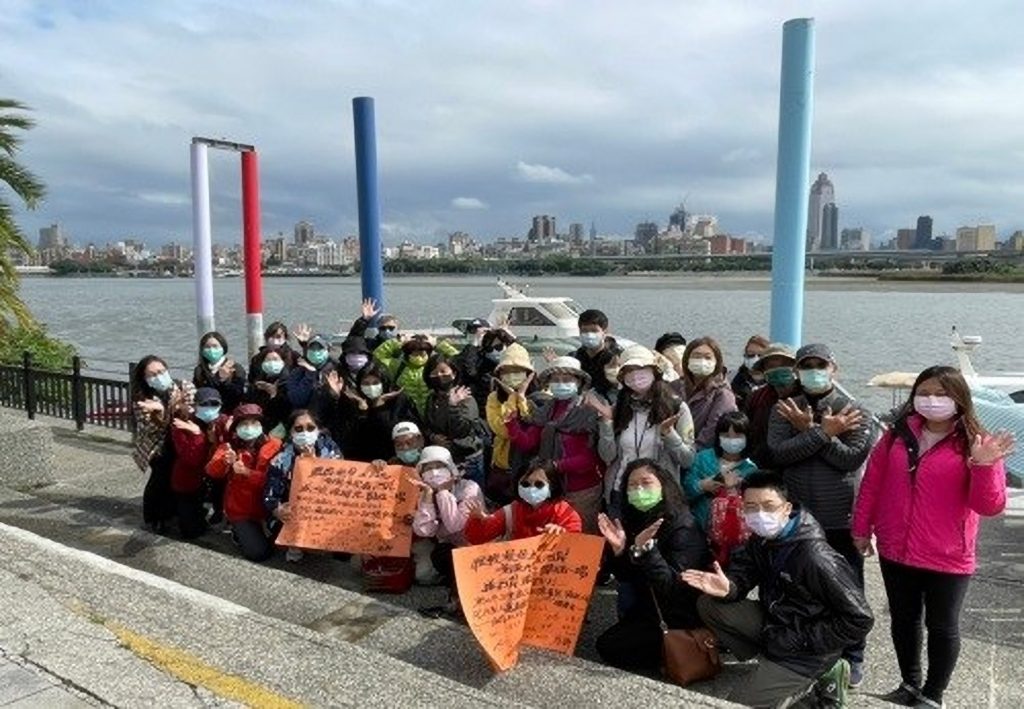 新北巿新住民學習中心課程多元,圖為走踏三重課程