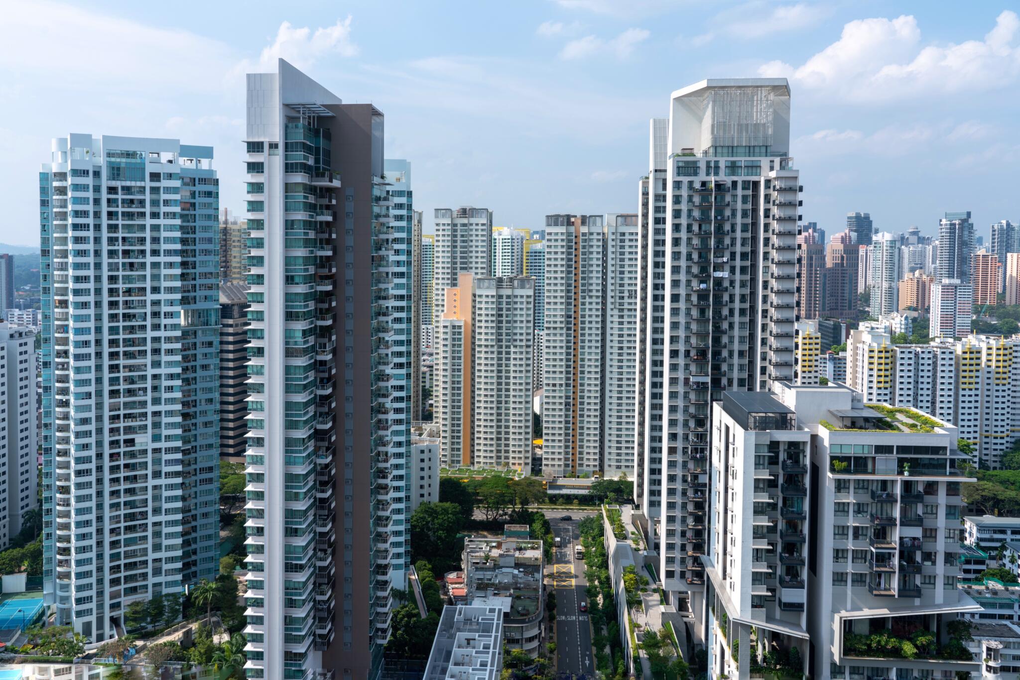 升息+打炒房雙效應 六都4月交易量減11.2% 76 amazing aerial shot singapore cityscape with lots skyscrapers