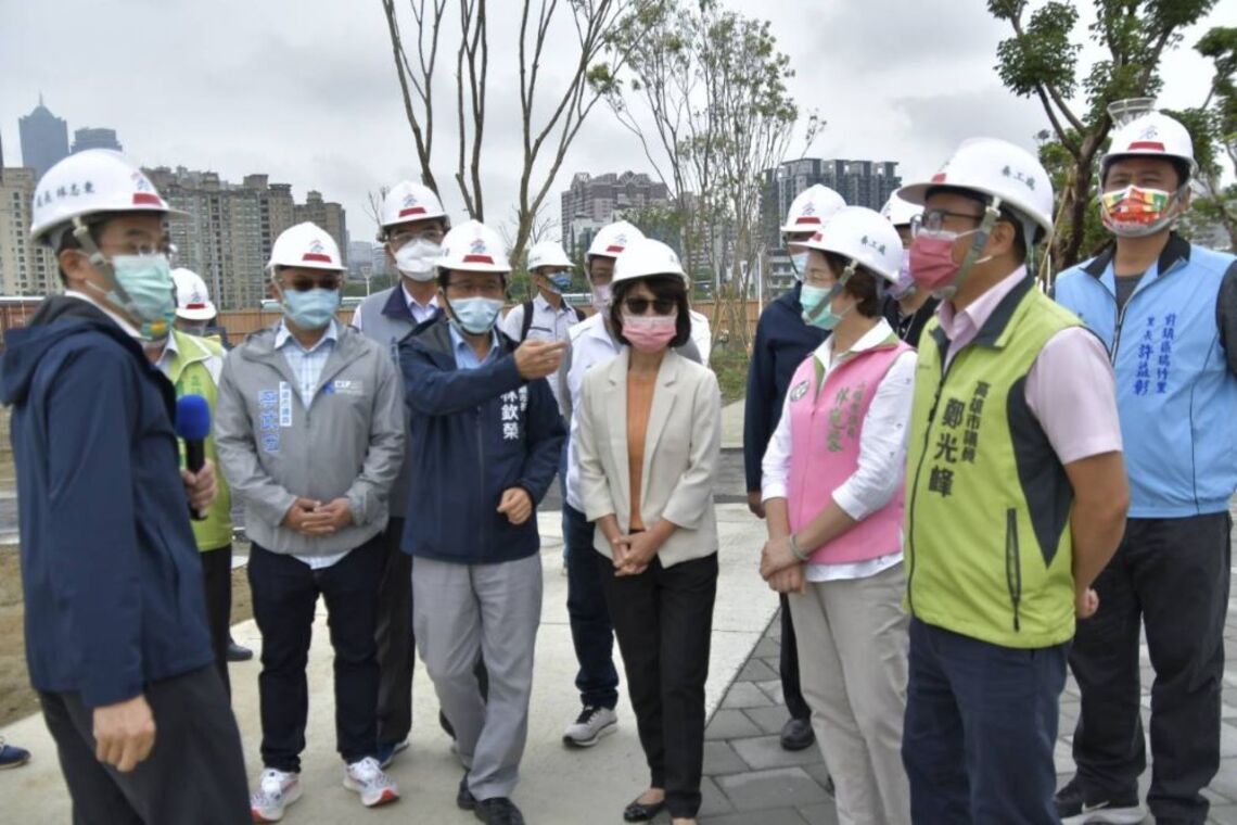 林副市長視察70期重劃區公園開闢 為市民幸福把關