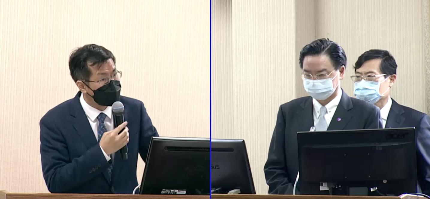 民進黨立委羅致政4日質詢外交部長吳釗燮，表示IPEF不太可能取代原有的CPTPP。