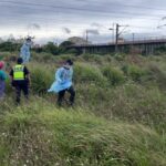 ▲莊姓老翁騎機車出門即失蹤,家人只尋見機車急報警,警消與家屬在機車附近區域搜尋 (圖/苗栗縣警察局 提供)