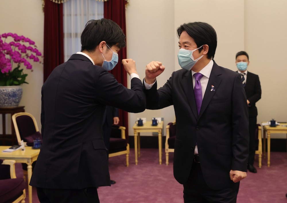 蔡英文賴清德見日本訪團 向日方明示:台日安全非單一國家課題 54 副總統賴清德5日接見日本自民黨青年局訪團。