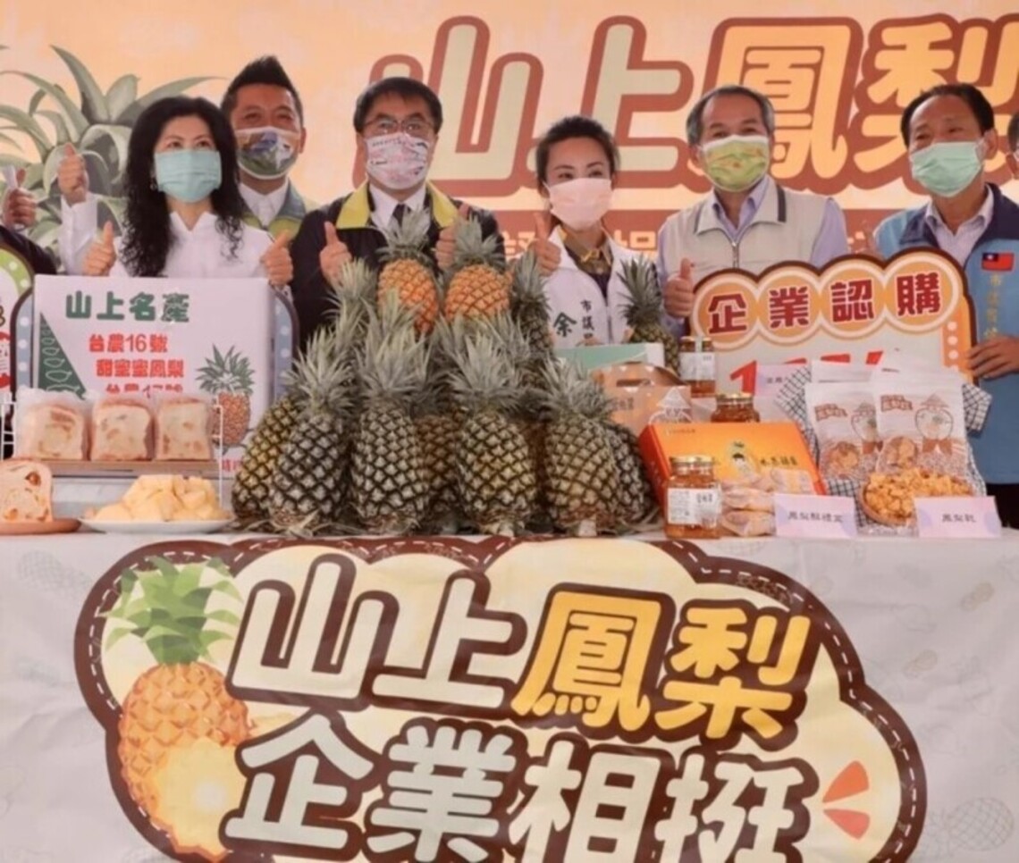 台南山上行銷新鳳梨品種