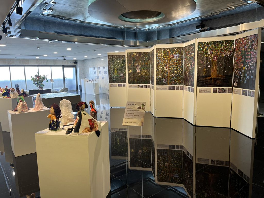 圖1，樂齡生命教育活動成果展