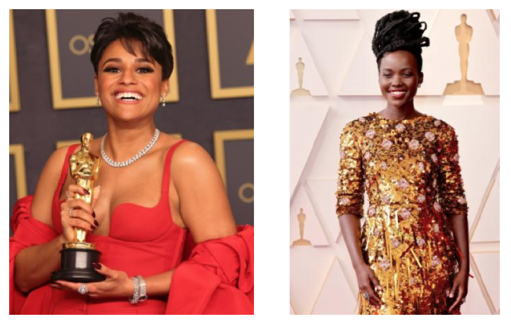 Ariana DeBose及 Lupita Nyong’o佩戴  De Beers Jewellers 鑽石珠寶 閃耀出席第94屆奧斯卡金像獎頒獎典禮