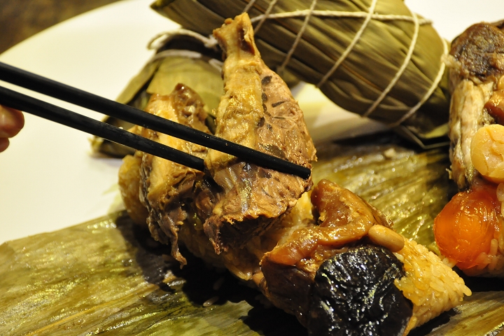 料好實在的牛三寶粽,讓人垂涎欲滴。 圖:天下三絕/提供