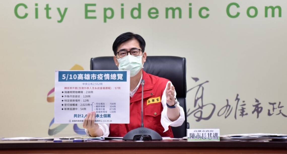 高市今增2455例本土 參考中央匡列國高中確診個案九宮格同學原則外 也將視實際互動風險判斷