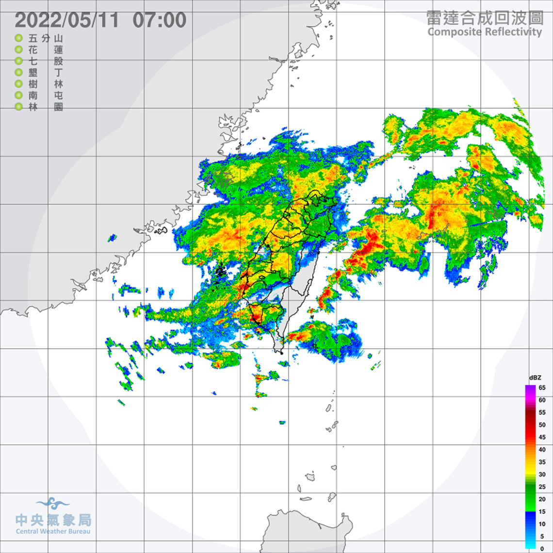 水氣多全臺降雨機率高    氣溫仍偏暖金馬留意霧