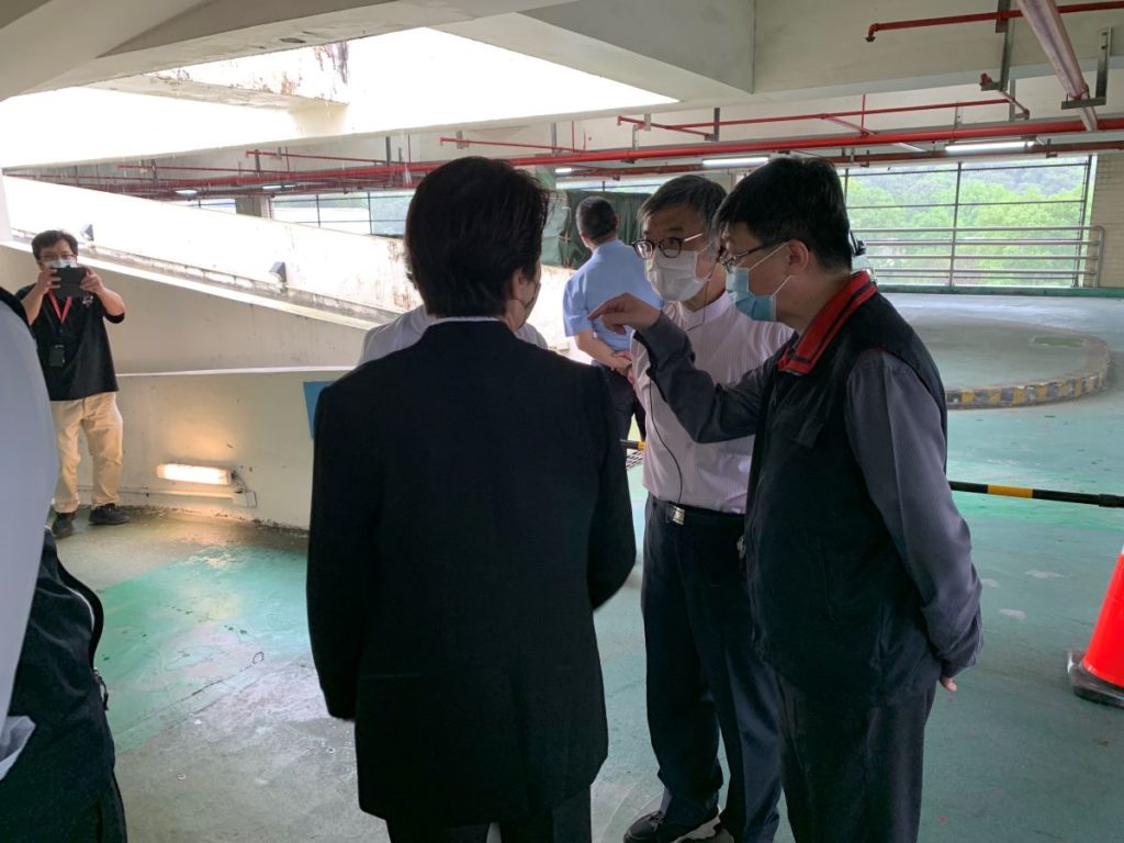 文山第一分局分局長沈明義與市府團隊協調執行方式