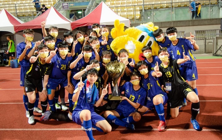 醒吾高中女子足球隊(高女組)勇奪隊史第3冠