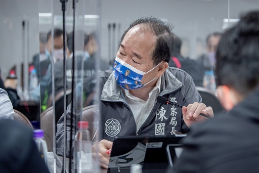 桃園市警察局陳局長說明