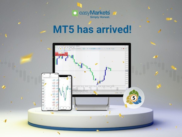 easyMarkets 推出提供可變價差的 MT5