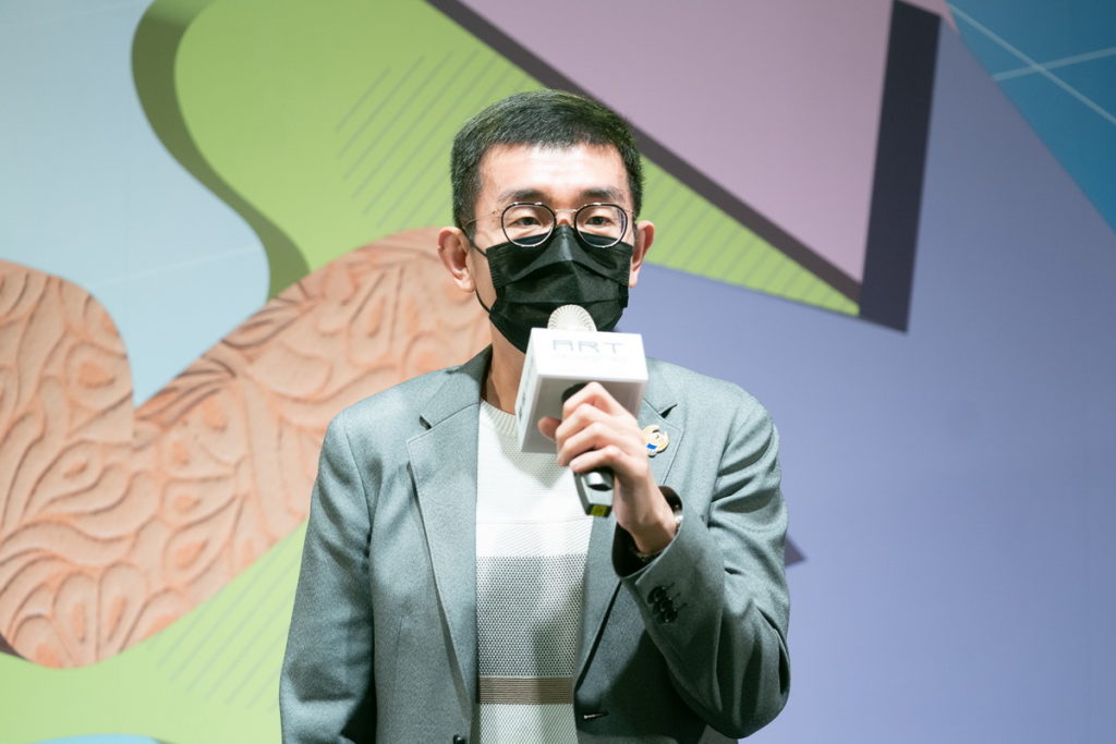 文化內容策進院院長 李明哲致詞表示期待透過與Meta 的合作,讓臺灣在元宇宙領域中創造更多國際合作,輸出更多作品進入國際市場。