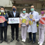 ▲林耕仁爲醫護打氣。(圖/翻攝自林耕仁臉書)