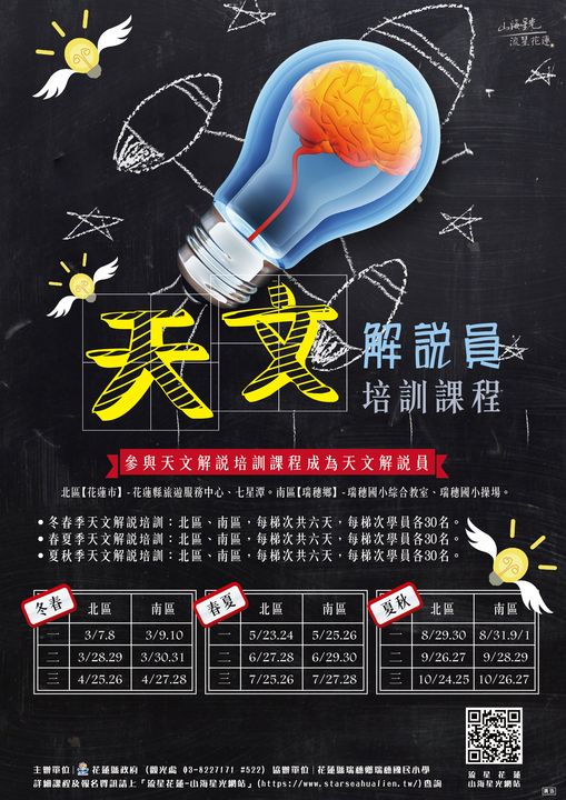 星象愛好者募集 花蓮天文解說員春夏季培訓報名中