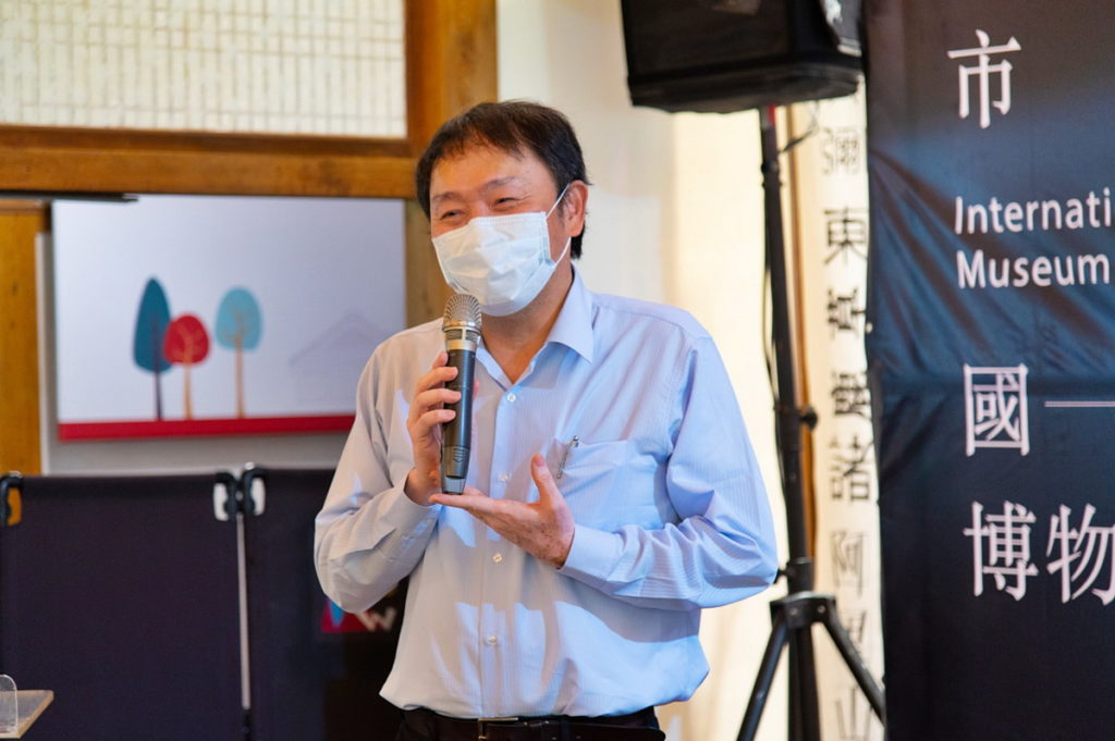 嘉義市博物館與地方館運籌計劃主持人邱宗成老師致詞