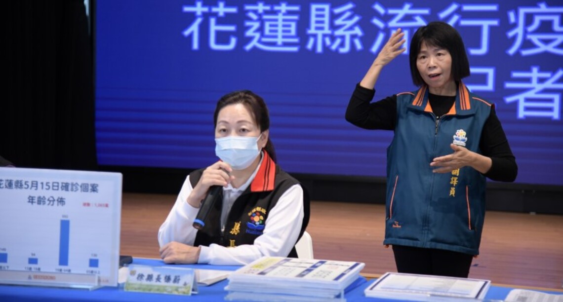 花蓮新增1065例 明起開放快篩陽性65歲以上長者視訊診療開立藥物