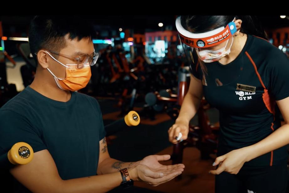 三級警戒滿周年 World Gym製片感謝會員 52 CNEWS資料照