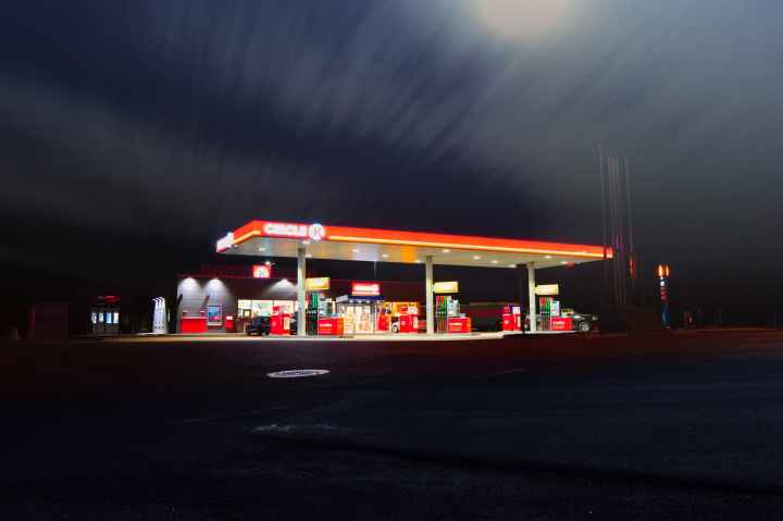 gasoline station