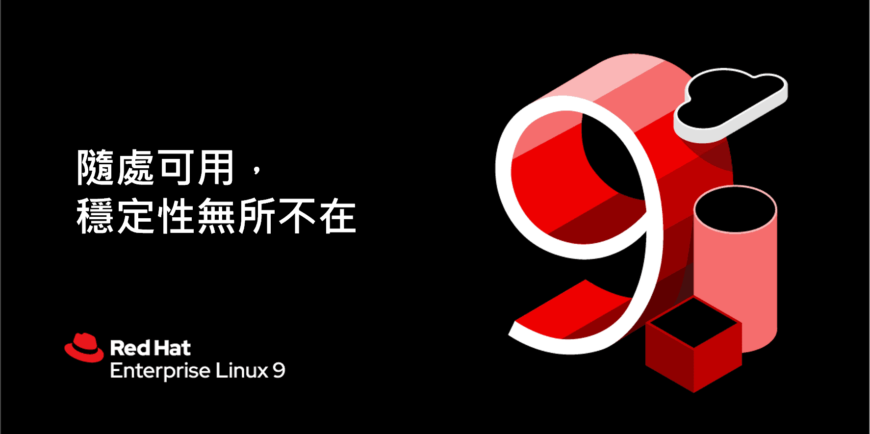 【新聞圖片】Red Hat 宣布 Red Hat Enterprise Linux(RHEL)正式推出最新版本 RHEL 9,自裸機伺服器、雲端供應商,甚至是到企業級網路的最邊緣,驅動橫跨開放式混合雲的一致性創新。