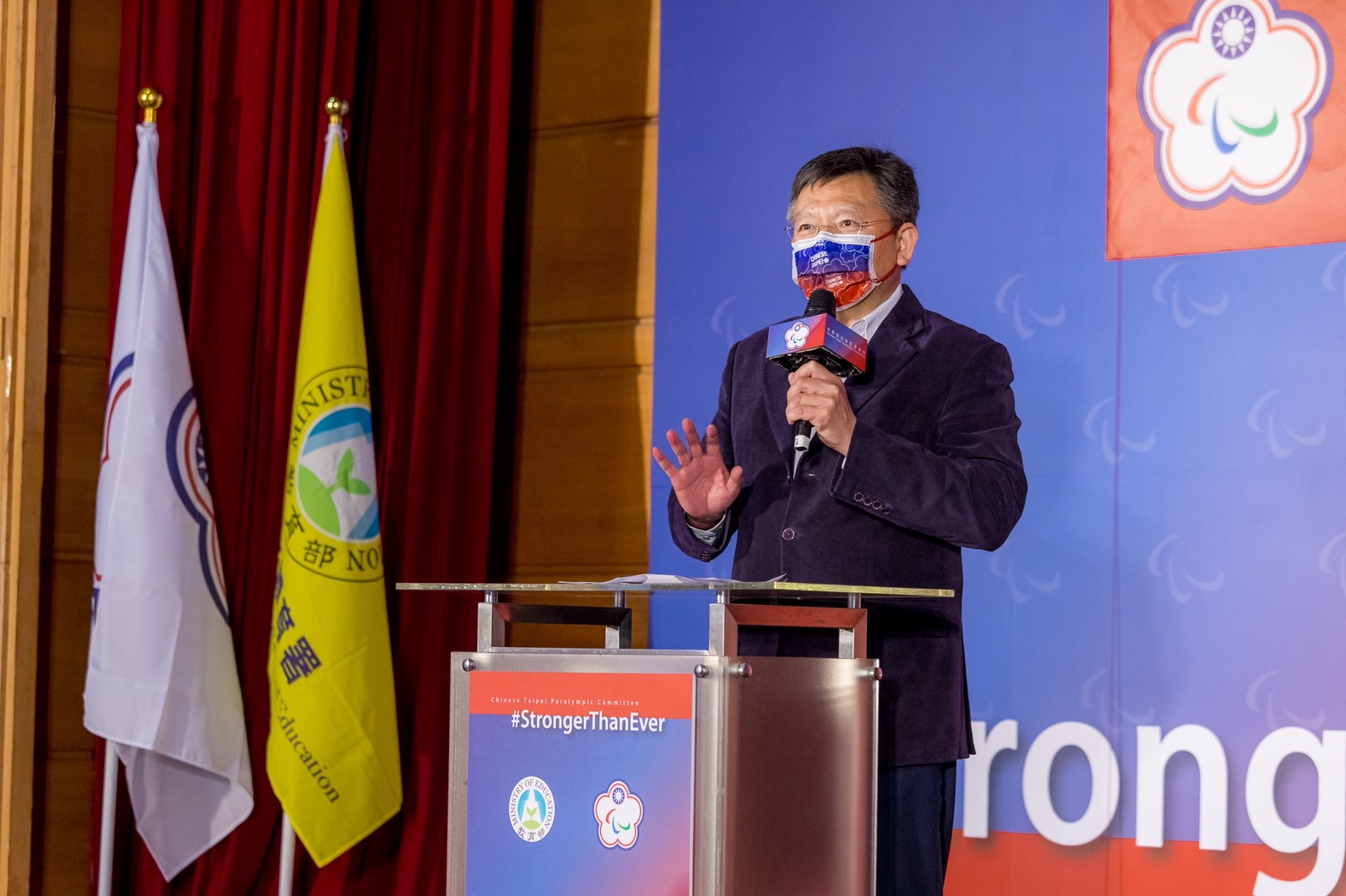 教育部體育署林哲宏副署長致詞,表示近年體育署與帕總協力,攜手啟動帕拉選手長期備戰與潛力新秀培育計畫,俾協助更多選手代表臺灣站上國際舞台。