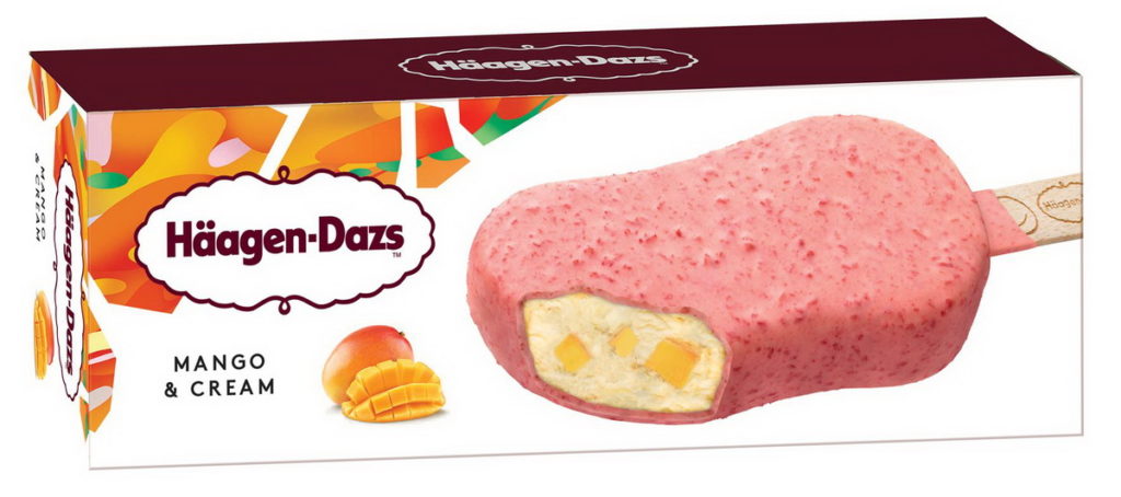 哈根達斯芒果脆皮雪糕80mL,NT 115元