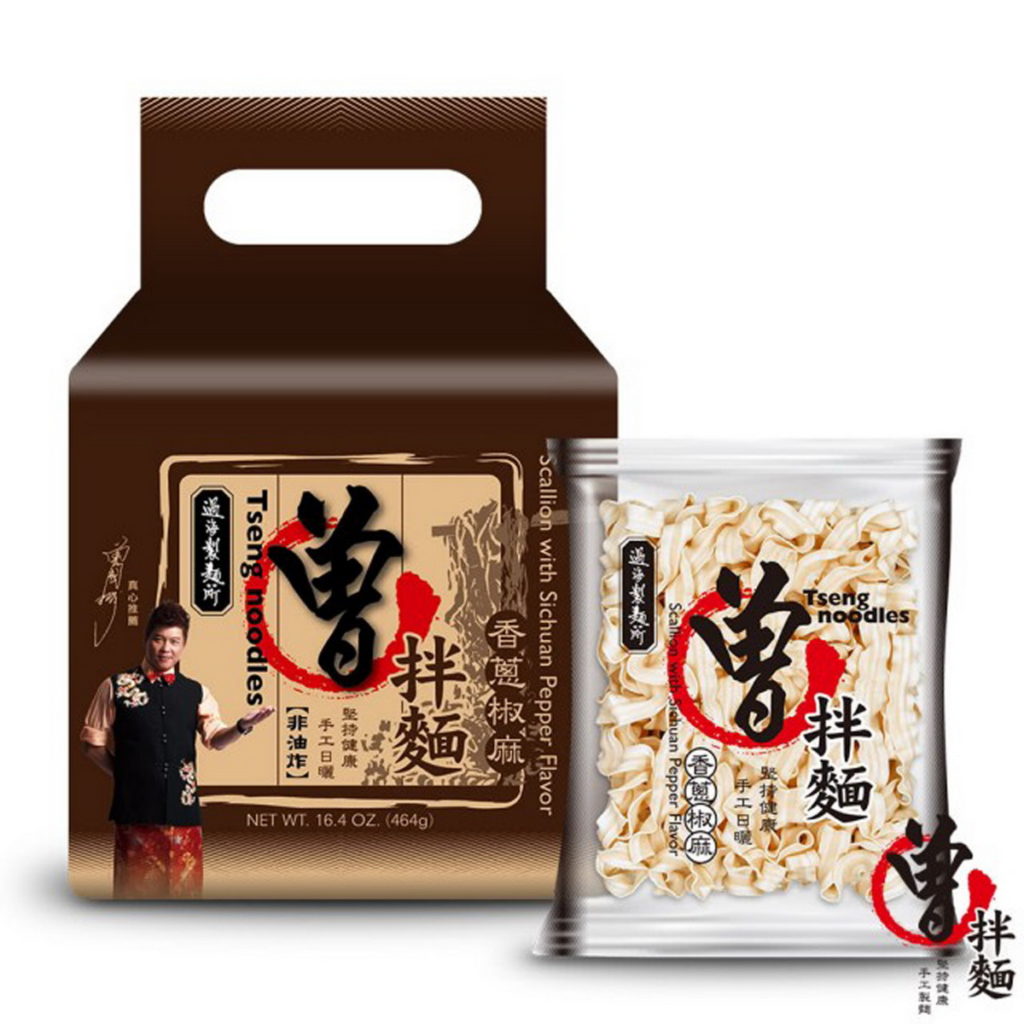 TOP5.【PaMi 曾拌麵】香蔥椒麻(4包入),168元。