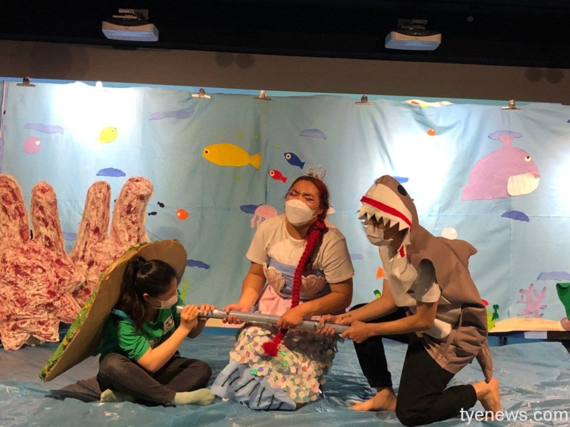 新生醫專幼保科畢業成果發表 以兒童劇傳達海洋保育 17 桃園電子報 垃圾對海洋動物的傷害