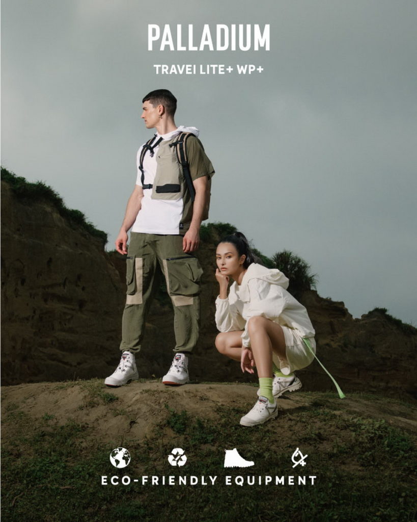 橘標防水TRAVEL LITE+系列提供PAMPA經典法式軍靴及 OXFORD低筒法式軍靴兩大經典鞋型選擇