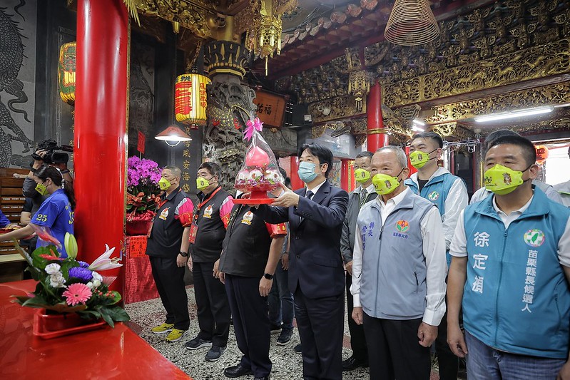 白沙屯媽祖進香即將啟程　副總統籲遵守疫情指揮中心規定    讓防疫更周全、每個人更安全