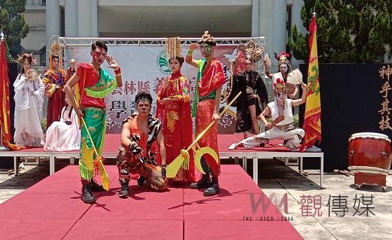 義峰高中畢業生「眾神護台灣」成果展　藝起「與神同行」