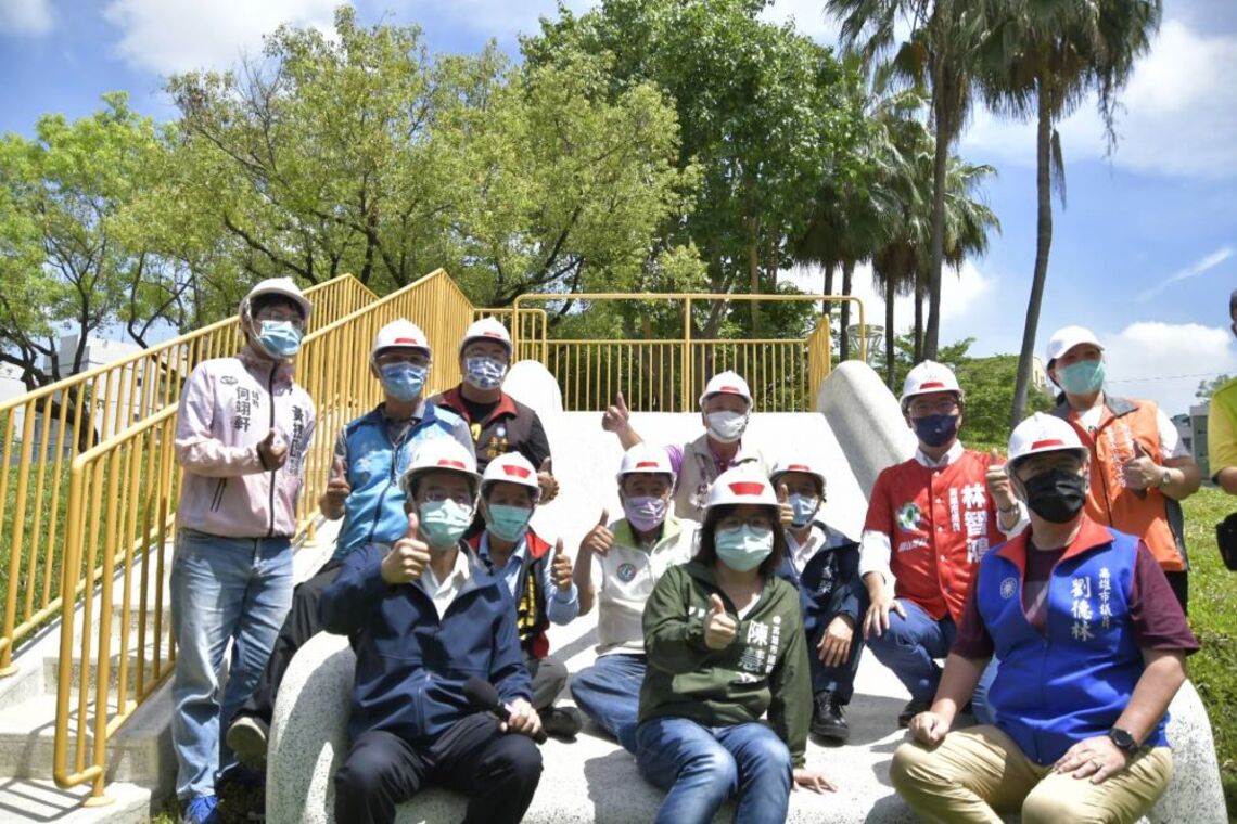 林欽榮副市長視察鳳山區公6公園改造情形