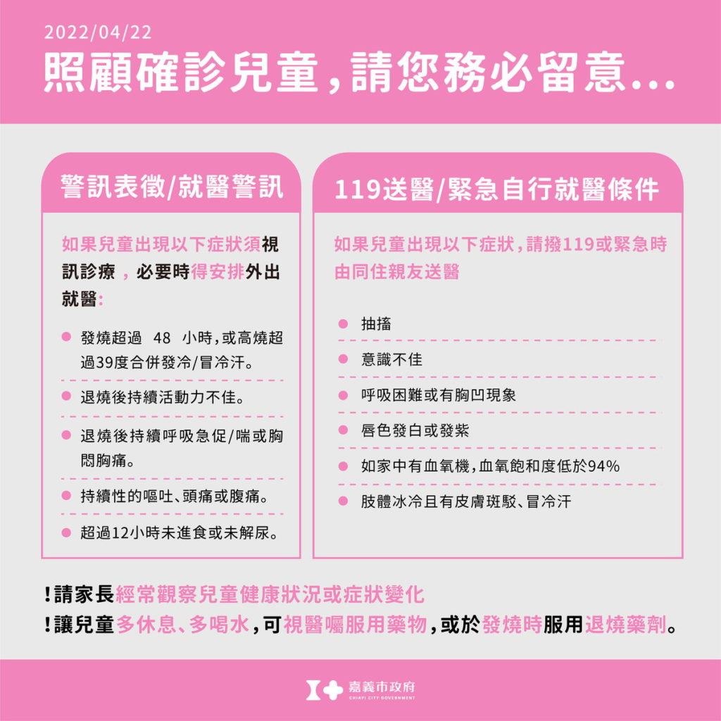 家裡小孩確診怎麼辦