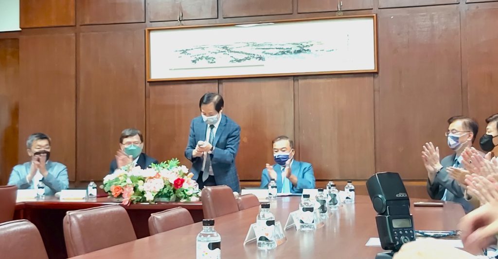 東海大學X證基會X磐石會三方簽署合作備忘錄現場(圖/陳惠玲攝影)