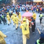 ▲白沙屯媽祖遶境活動於20日起駕，前往北港進香 (圖/苗栗縣警察局 提供)