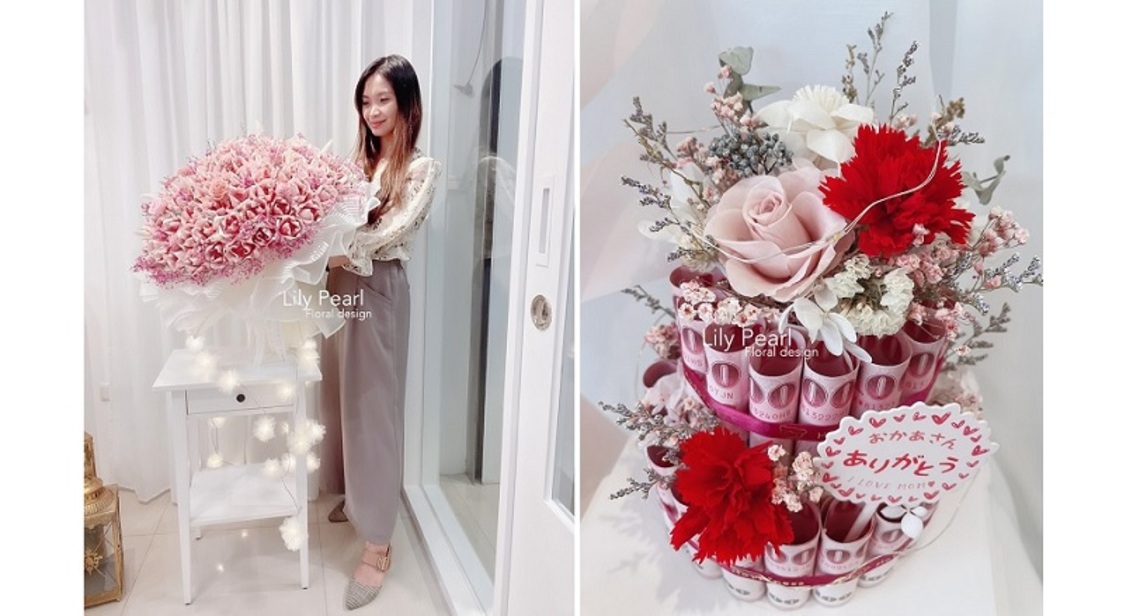 莉莉珀兒乾燥花店（Lily Pearl）名花藝師李欣燁Emily製作充滿生命力與療癒的永生花