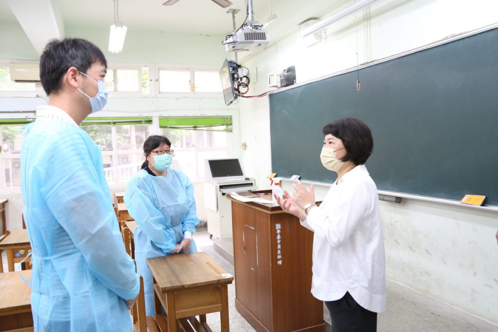 市長關心考場狀況
