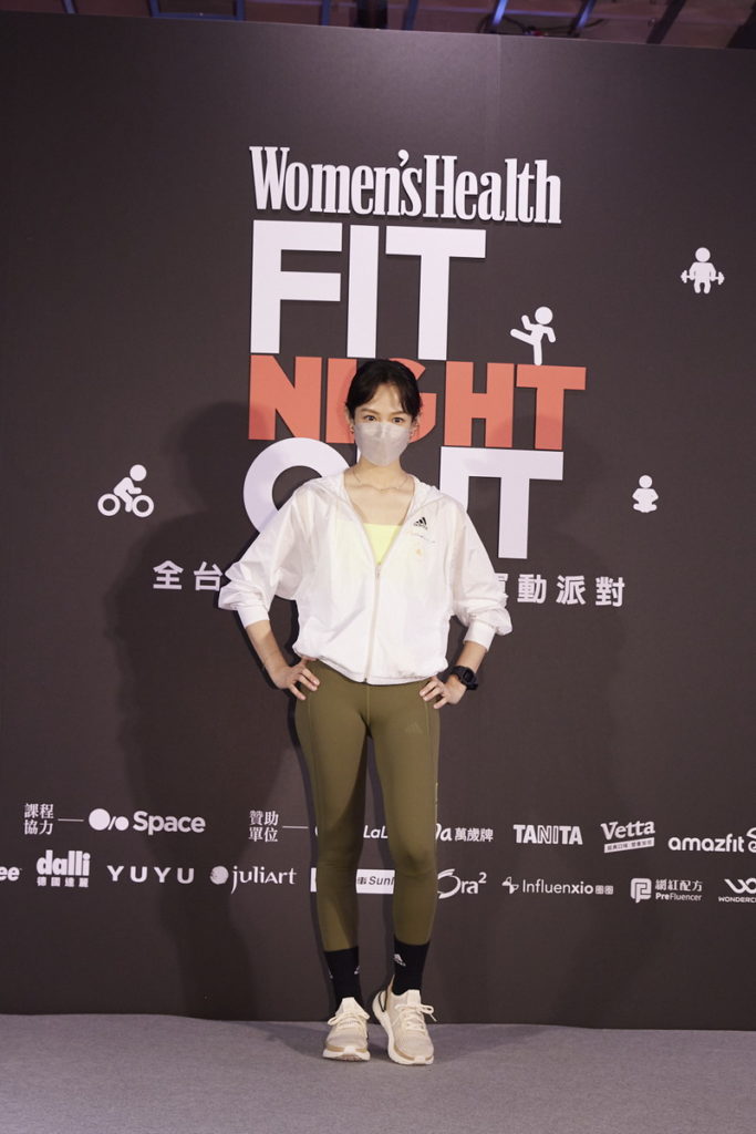 簡嫚書出席美力運動派對記者會