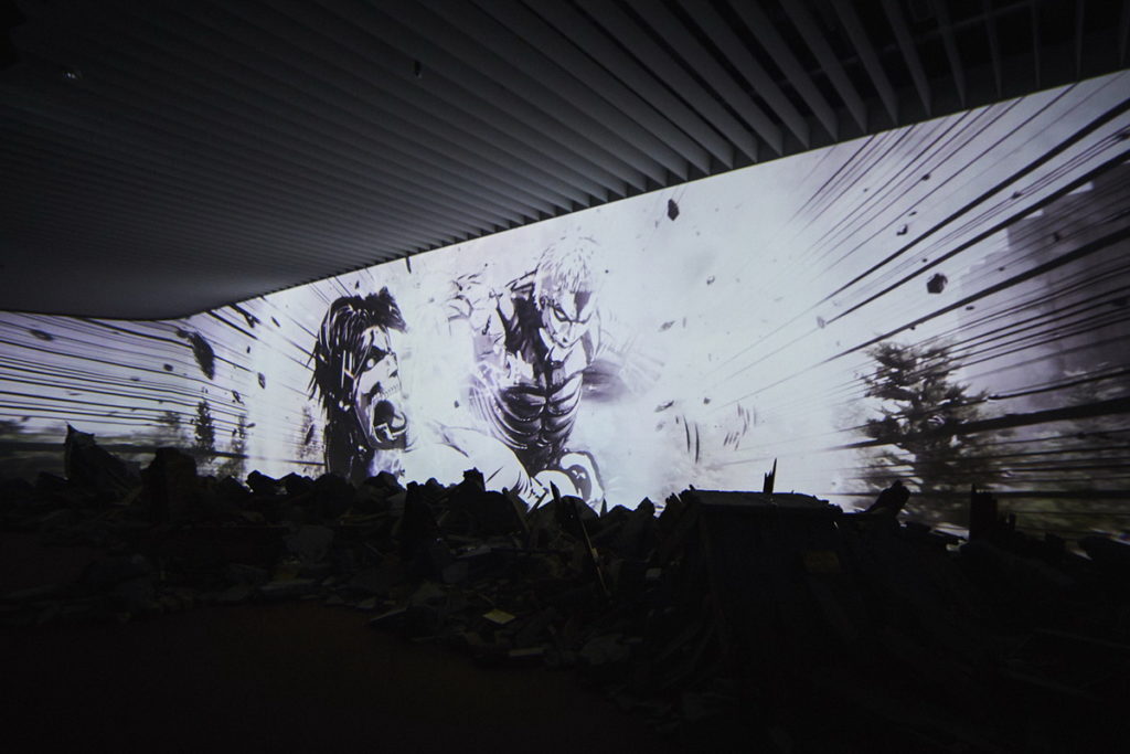進擊的巨人展FINAL 展區示意圖/照片來源:東京場