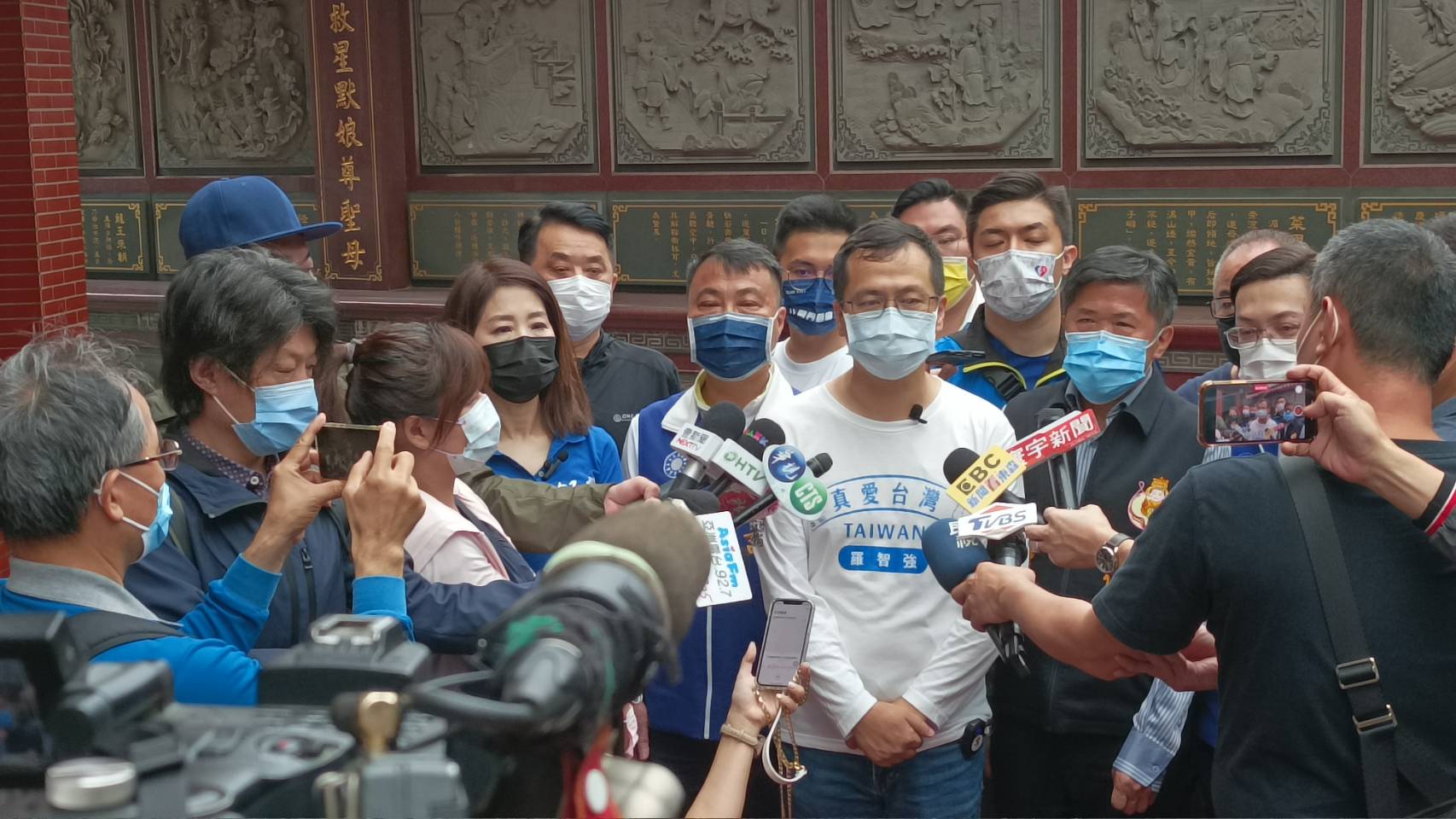 桃園次團成形／9議員同框羅智強 魯明哲突現身：今天不談政治